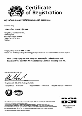 CHUNG NHAN ISO 14001