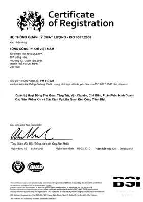 CHUNG NHAN ISO 9001