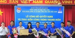 Gắn biển Công trình Thanh niên Khối DNTW “Thiết kế, lắp đặt cơ cấu nhận biết mối hàn”