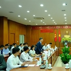 Secretary of the Ba Ria-Vung Tau Provincial Party Committee and Chairman of People’s Committee meets PV GAS leaders