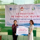 PV GAS donates two more fresh water filtration systems to Ben Tre Province to respond to drought and saltwater intrusion