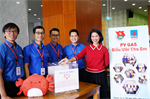 PV GAS Youth Union organizes "From heart to heart" Blood Donation Day