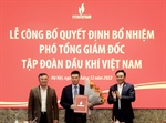 Petrovietnam công bố và trao quyết định Phó Tổng Giám đốc Tập đoàn