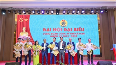 Công đoàn Công ty Khí Cà Mau tổ chức thành công Đại hội đại biểu Công đoàn nhiệm kỳ 2023 - 2028