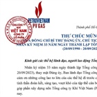 Thư chúc mừng của đồng chí Bí Thư Đảng Ủy, Chủ Tịch Hội Đồng Quản Trị nhân kỷ niệm 33 năm ngày thành lập Tổng Công Ty Khí Việt Nam (20/09/1990 - 20/09/2023)