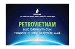 Petrovietnam đứng vị trí 11 trong Bảng xếp hạng doanh nghiệp lớn nhất Đông Nam Á Fortune 500 SEA 2025