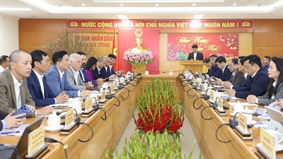 PV GAS làm việc với UBND tỉnh Hà Tĩnh về việc triển khai các dự án năng lượng trọng điểm