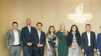 Lãnh đạo PV GAS tiếp và làm việc cùng Phó Trợ lý Bộ trưởng Thương mại Hoa Kỳ Kelly Coldiron