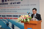 The signing ceremony of agreement on associated gas gathering of Chim Sao field, block 12W