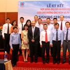 Ceremony for Signing Agreement on Connection and Service for the gas delivery point number 2 between PetroVietnam Gas Joint Stock Corporation (PV Gas) and Nam Con Son pipeline Owners