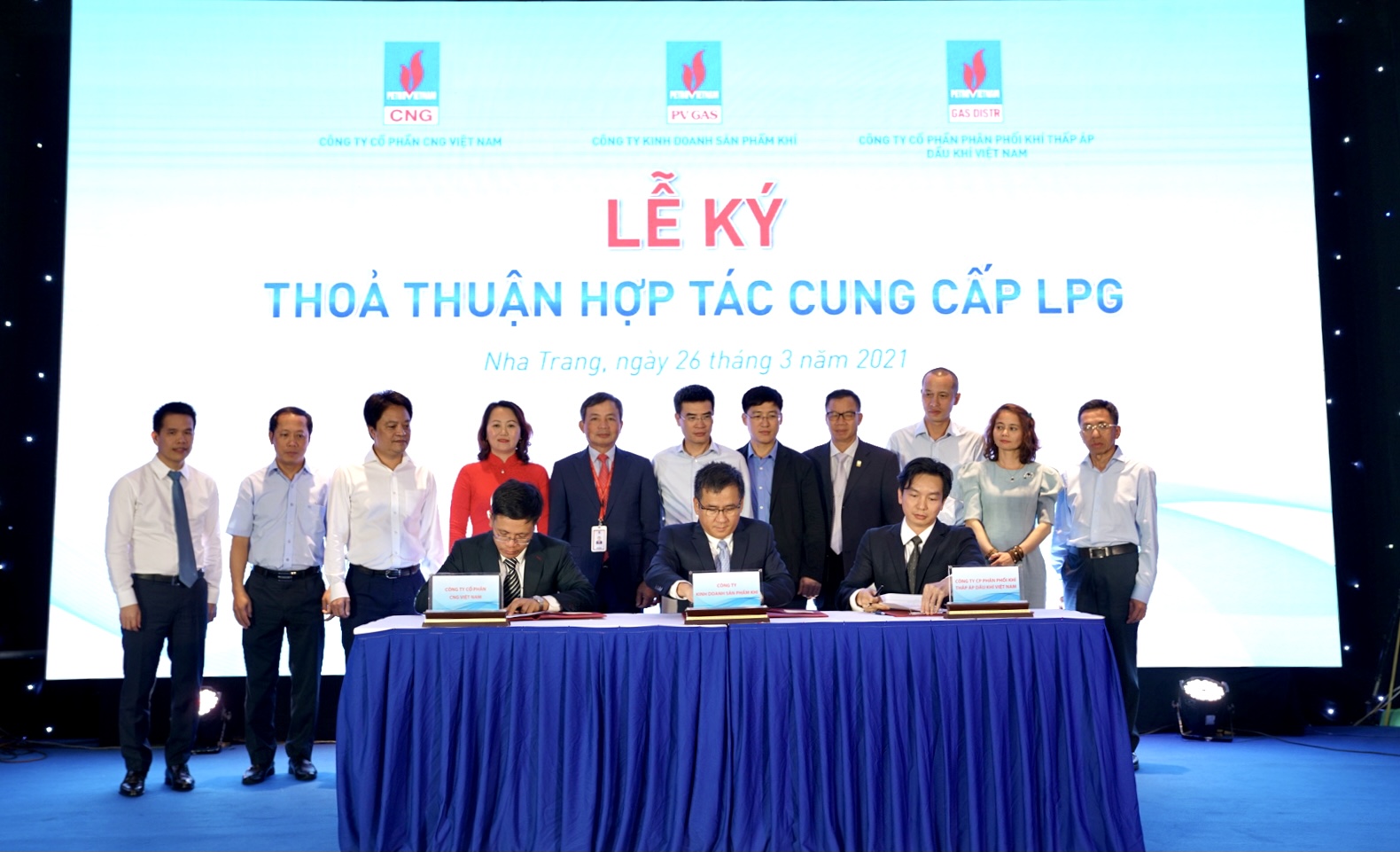 Lễ ký kết "Thỏa thuận hợp tác cung cấp LPG"