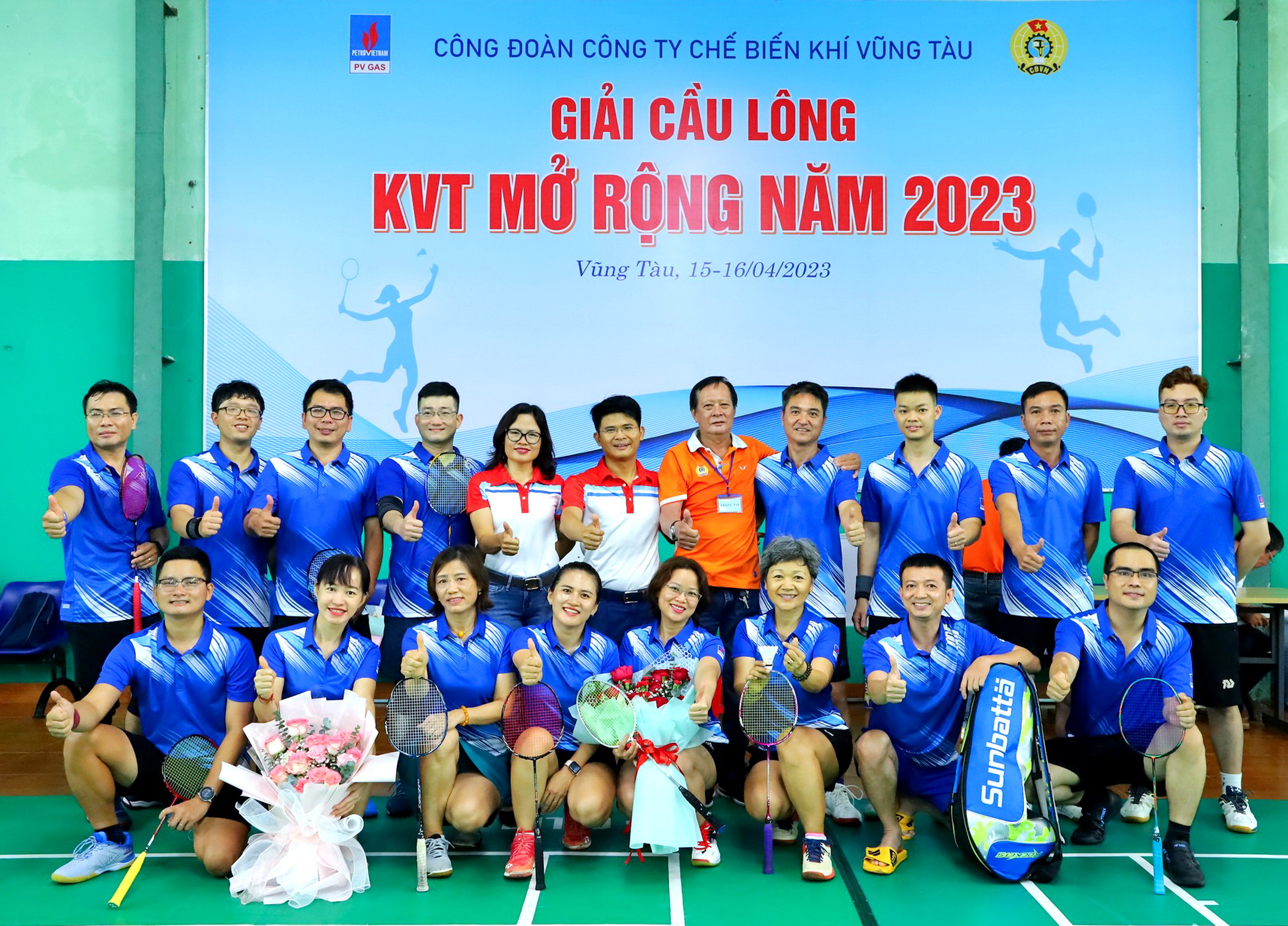 Giải cầu lông KVT mở rộng năm 2023 nhiều sắc màu và cuốn hút