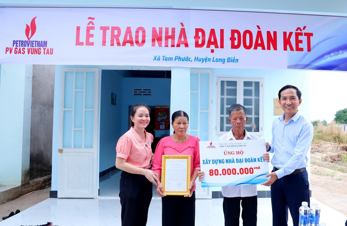 Trao nhà Đại đoàn kết tại xã Tam Phước, huyện Long Điền