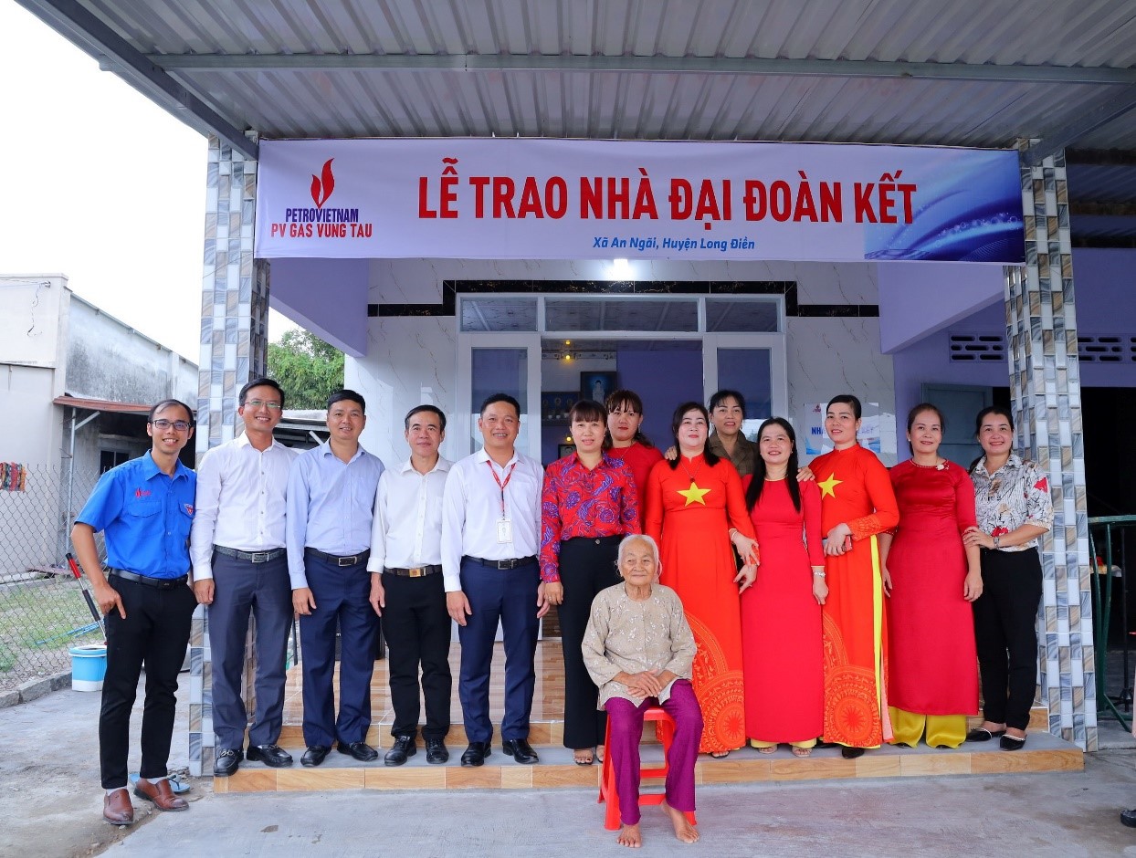 Trao nhà Đại đoàn kết tại xã An Ngãi, huyện Long Điền