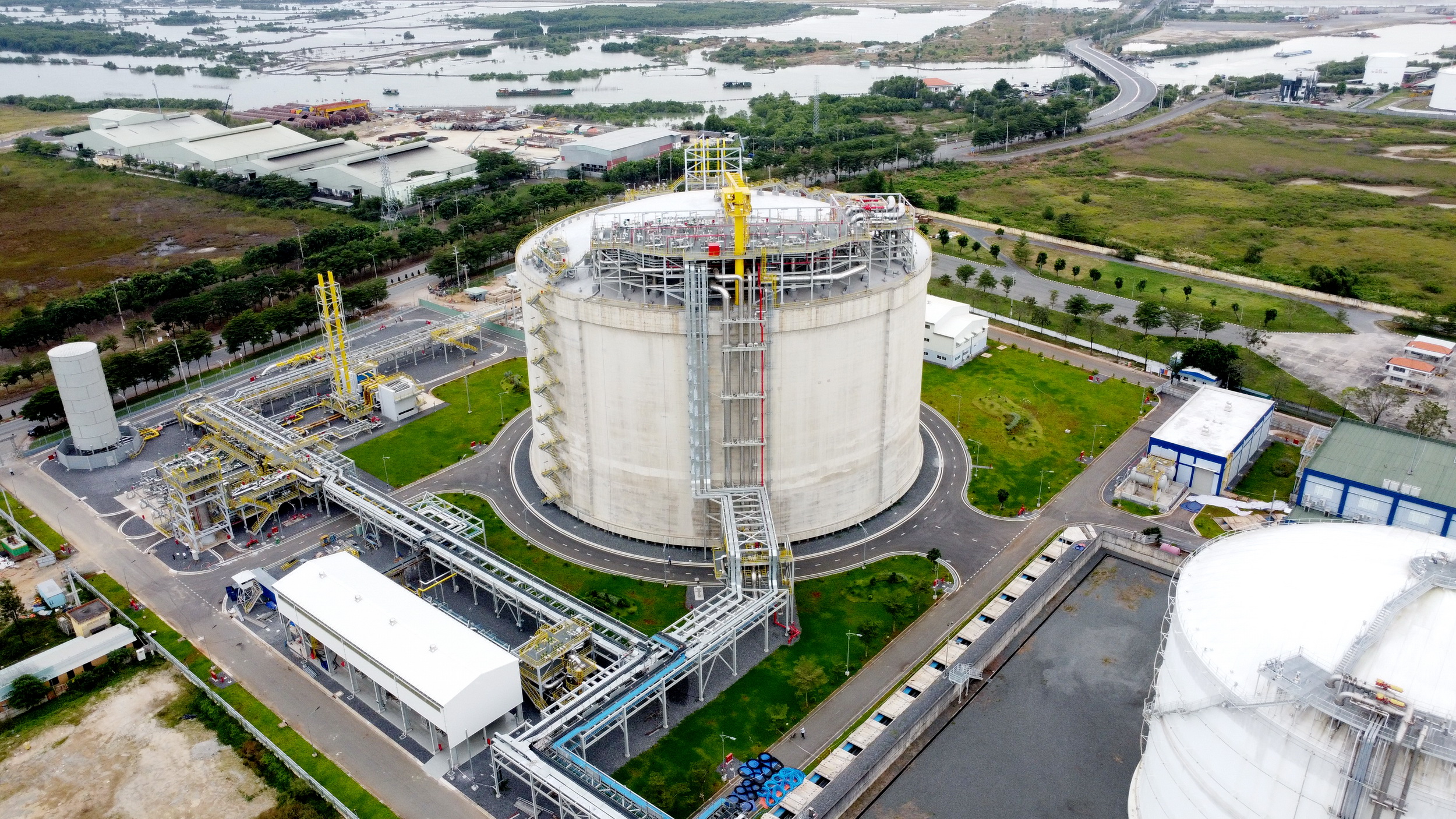 Dự án kho chứa LNG Thị Vải dự kiến cấp khí tái hóa cho các hộ tiêu thụ từ tháng 7 năm 2023