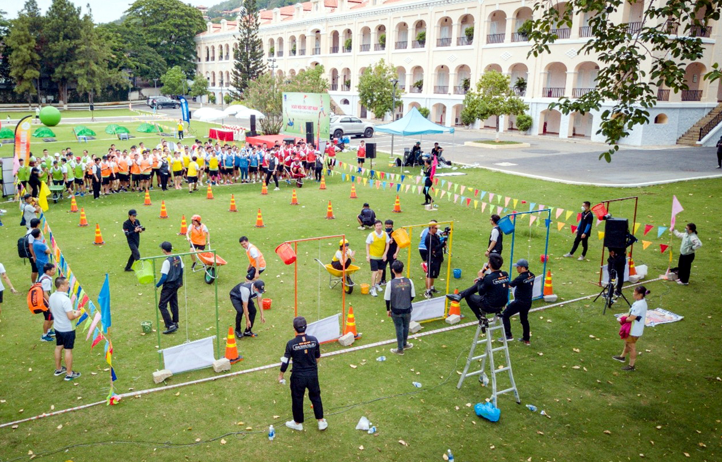 Các hoạt động team building có chủ đề “Sức khỏe xanh” tại trụ sở PV GAS Vũng Tàu