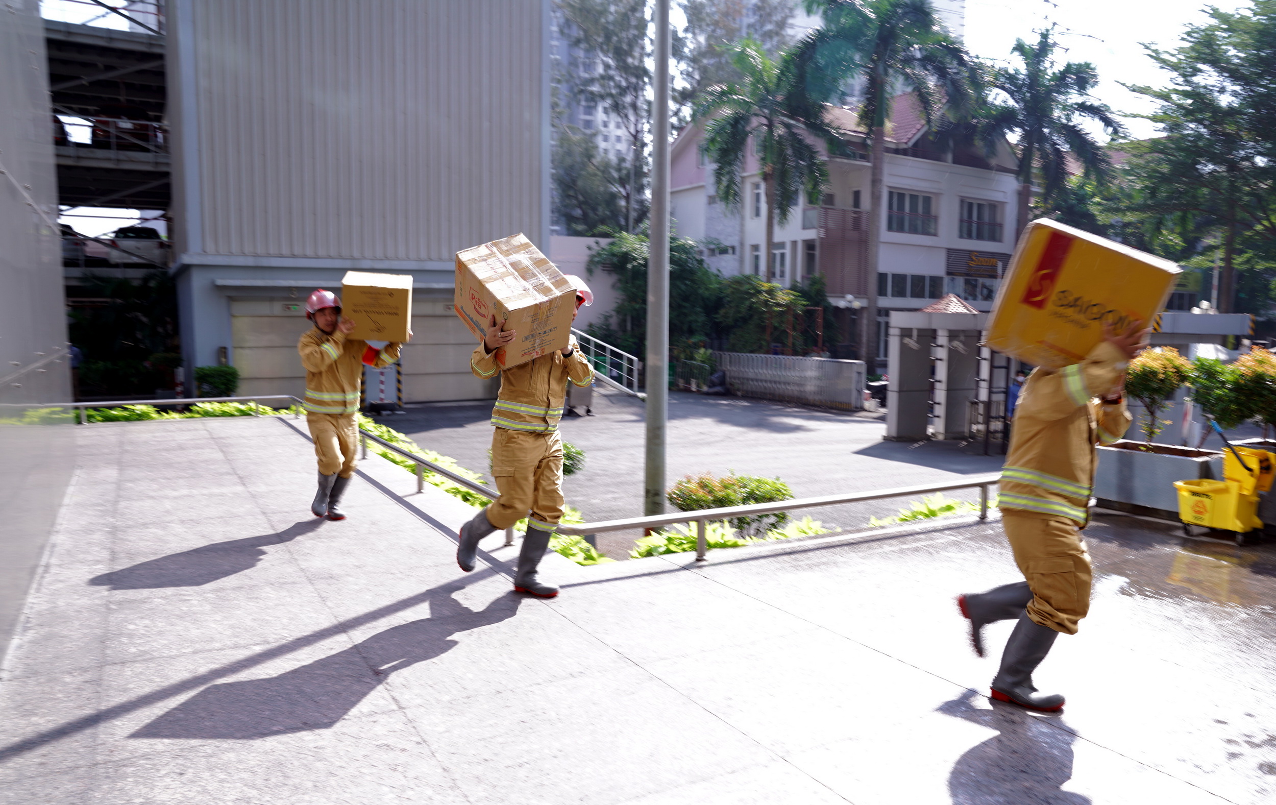 Bảo vệ tài sản của tòa nhà trong đám cháy