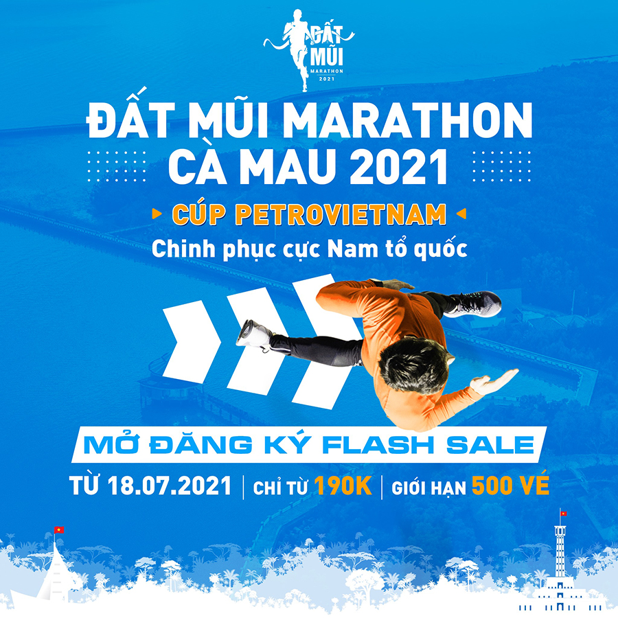 Giải marathon Đất Mũi Cà Mau 2022 - Cúp Petrovietnam dự kiến có khoảng 4.000 VĐV đăng ký tham gia ở nhiều cự ly